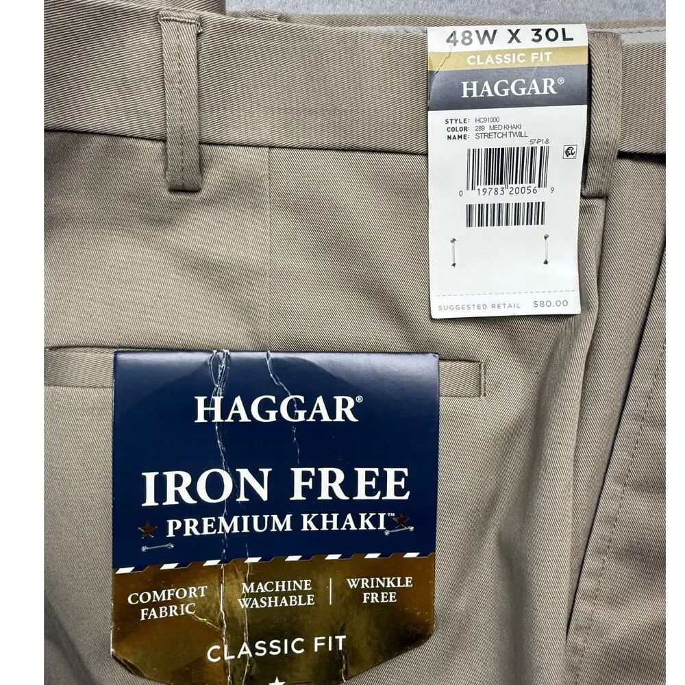Haggar 48x30 zip